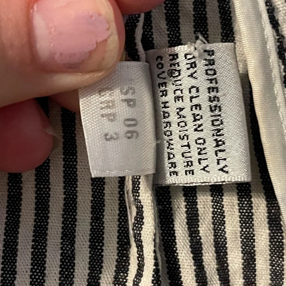 St. John Sport striped searsucker cotton blazer